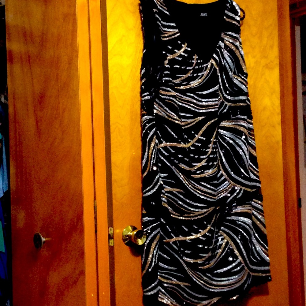 COPY - COPY - Multi-Metallic Sequin Dress